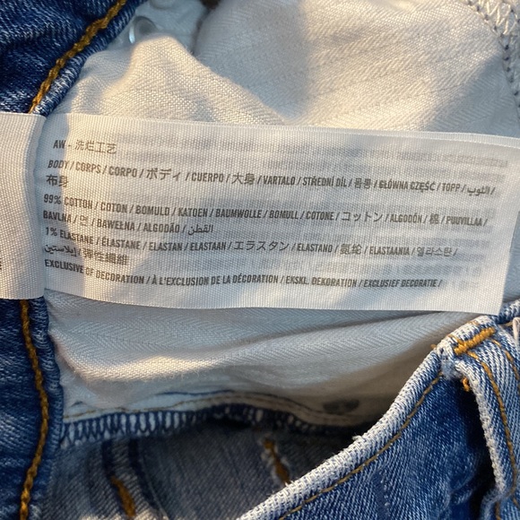 Abercrombie Womens Size 28/6R CURVE LOVE The Ankle Straight Ultra High Rise - Picture 9 of 11